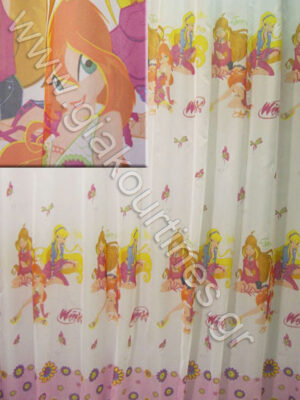 ΚΟΥΡΤΙΝΑ DISNEY ΠΑΙΔΙΚΗ ΜΕ ΠΑΡΑΣΤΑΣΕΙΣ 3,5M ΦΑΡΔΟΣ