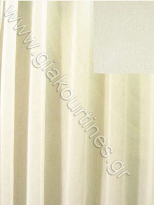 ΚΟΥΡΤΙΝΑ ΠΟΡΤΑΣ ΓΑΖΑ ΚΡΥΣΤΑΛΛΙΚΗ, ΧΡΩΜΑ ΥΠΟΛΕΥΚΟ