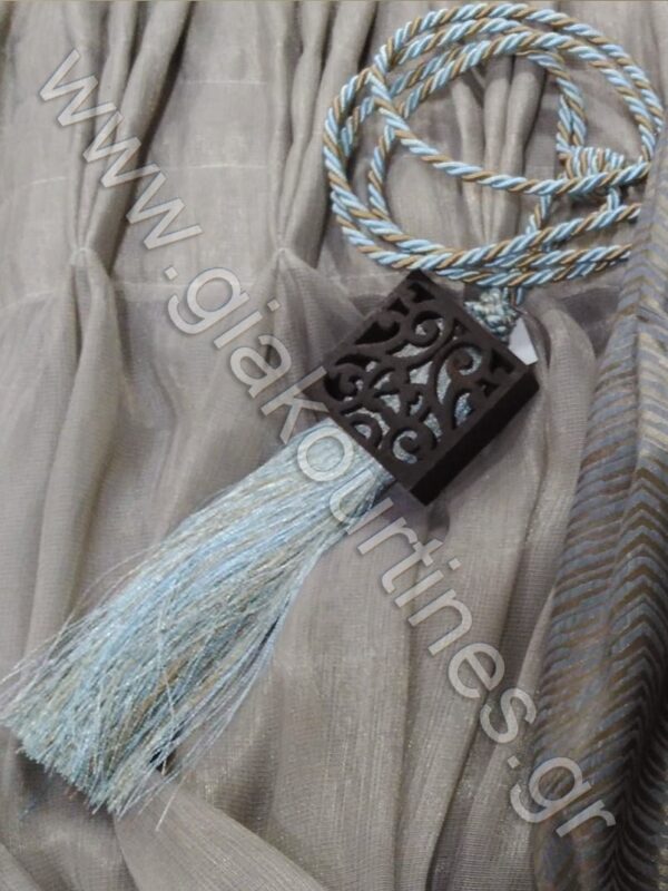 ΦΟΥΝΤΑ ΧΕΙΡΟΠΟΙΗΤΗ ΓΑΛΑΖΙΟ ΜΕ ΜΠΕΖ ΚΑΙ ΞΥΛΙΝΟ ΑΡΑΒΟΥΡΓΗΜΑ