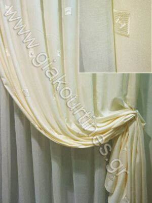 ΡΙΝΤΟ ΧΥΤΟ ΖΑΧΑΡΙ ΜΕ ΚΕΝΤΗΜΑ 2,50Μ, ΚΟΥΡΤΙΝΑ  ΒΟΥΑΛ 4Μ