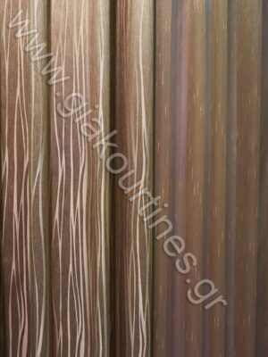 ΚΟΥΡΤΙΝΕΣ ΡΑΜΜΕΝΕΣ ΣΕΤ,ΡΙΝΤΟ ΜΠΕΖΟΚΑΦΕ ΖΕΜΠΡΑΤΟ, ΚΟΥΡΤΙΝΑ ΔΙΑΦΑΝΗ ΜΠΕΖ