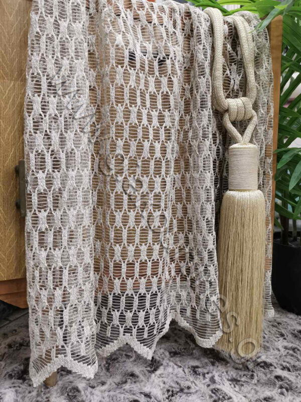 ΚΟΥΡΤΙΝΑ ΔΙΧΤΥΩΤΗ ΜΕ ΦΙΣΤΟΝΙ, ΓΚΡΙ ΤΟΥ ΠΑΓΟΥ