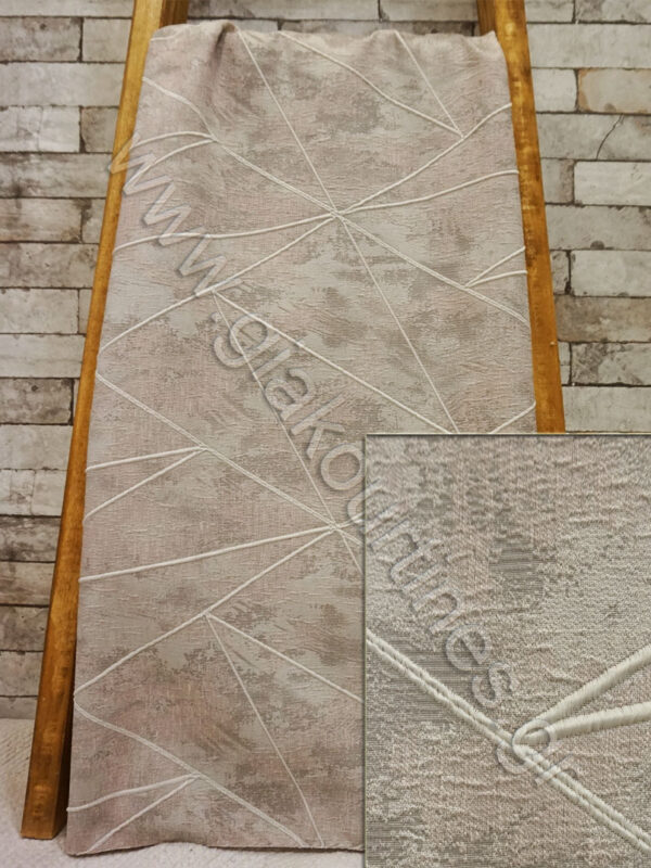 ΥΦΑΣΜΑ ΖΑΚΑΡ, ΑΝΟΙΧΤΟ ΠΑΣΤΕΛ ΓΚΡΙ ΡΟΖ