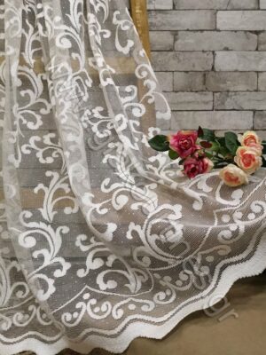 ΑΤΣΑΛΑΚΩΤΗ ΔΑΝΤΕΛΑ ΥΠΟΛΕΥΚΗ, ΒΑΡΙΑ ΜΕ ΦΙΣΤΟΝΙ ΚΑΙ ΚΛΩΣΤΗ ΦΛΟΣ