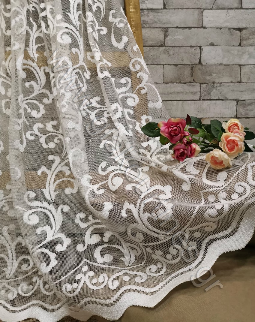 ΑΤΣΑΛΑΚΩΤΗ ΔΑΝΤΕΛΑ ΥΠΟΛΕΥΚΗ, ΒΑΡΙΑ ΜΕ ΦΙΣΤΟΝΙ ΚΑΙ ΚΛΩΣΤΗ ΦΛΟΣ