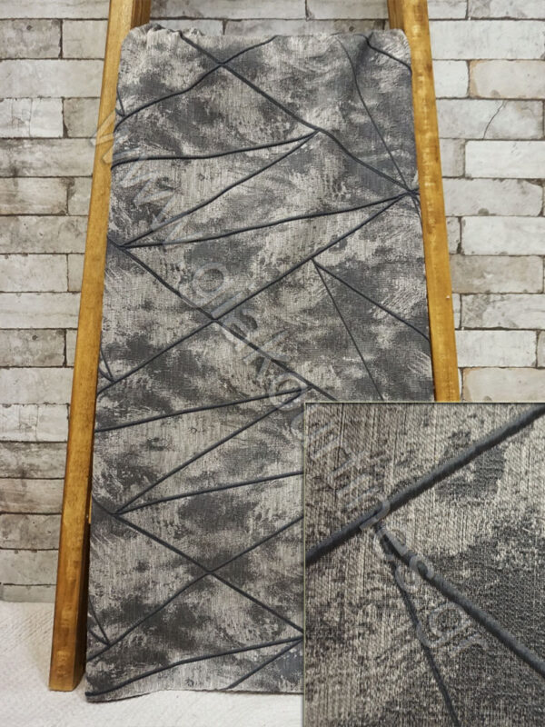 ΥΦΑΣΜΑ ΖΑΚΑΡ, ΑΝΟΙΧΤΟ ΠΑΣΤΕΛ ΓΚΡΙ ΜΕ ΜΠΛΕ