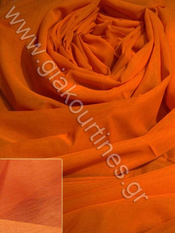 ΥΦΑΣΜΑ ΟΡΓΑΝΤΖΑ ΚΡΥΣΤΑΛΛΙΖΕ, ΠΟΡΤΟΚΑΛΙ