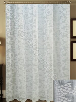 ΜΟΝΤΕΡΝΑ ΔΑΝΤΕΛΑ ΑΤΣΑΛΑΚΩΤΗ ΡΑΜΜΕΝΗ, ΜΕ ΦΙΣΤΟΝΙ, ΧΡΩΜΑ ΥΠΟΛΕΥΚΟ Ή ΚΑΤΑΛΕΥΚΟ 4Μ Χ 2,80Μ ΥΨΟΣ