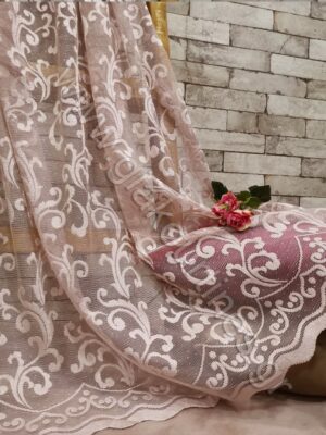 ΑΤΣΑΛΑΚΩΤΗ ΔΑΝΤΕΛΑ ΑΠΑΛΟ ΡΟΖ, ΒΑΡΙΑ ΜΕ ΦΙΣΤΟΝΙ ΚΑΙ ΚΛΩΣΤΗ ΦΛΟΣ