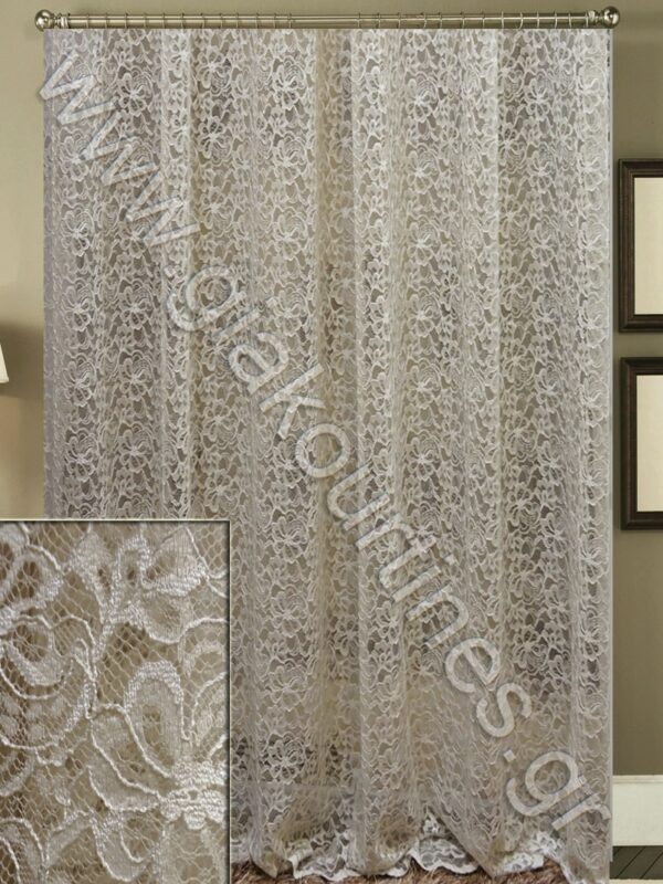 ΔΑΝΤΕΛΑ ΚΙΠΟΥΡ ΠΟΛΥΤΕΛΕΙΑΣ ΑΤΣΑΛΑΚΩΤΗ ΡΑΜΜΕΝΗ, ΧΡΩΜΑ ΜΠΕΖ ΙΒΟΥΑΡ 4Μ Χ 2,80Μ