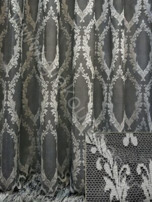 ΜΟΝΤΕΡΝΑ ΑΤΣΑΛΑΚΩΤΗ ΔΑΝΤΕΛΑ ΣΤΑΘΕΡΗ ΜΕ ΦΙΣΤΟΝΙ, ΧΡΩΜΑ ΑΝΘΡΑΚΙ ΜΕ ΑΝΟΙΧΤΟ ΓΚΡΙ