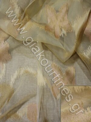 ΥΦΑΣΜΑ ΟΡΓΑΝΤΖΑ ΕΞΑΙΡΕΤΙΚΗΣ ΠΟΙΟΤΗΤΑΣ, ΜΕ ΑΠΑΛΟ ΣΟΜΟΝ ΦΥΛΛΑΡΑΚΙΑ