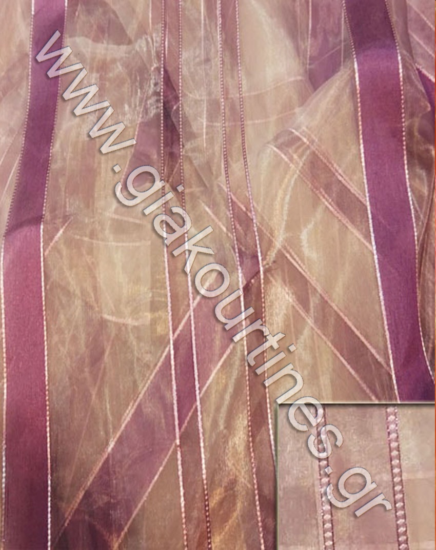 ΚΟΥΡΤΙΝΑ ΔΙΑΦΑΝΗ ΜΕ ΡΙΓΑ ΛΙΛΑΜΩΒ 5Μ Χ 3Μ ΥΨΟΣ