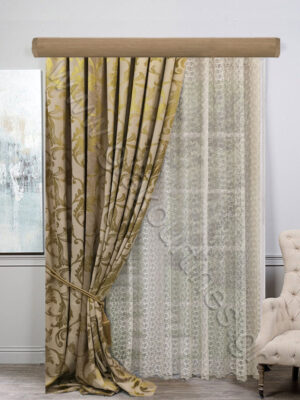 ΚΟΥΡΤΙΝΕΣ ΣΑΛΟΝΙΟΥ ΠΟΛΥΤΕΛΕΙΑΣ, ΧΥΤΟ ΡΙΝΤΟ, ΚΟΥΡΤΙΝΑ ΚΕΝΤΗΜΕΝΗ ΑΤΣΑΛΑΚΩΤΗ