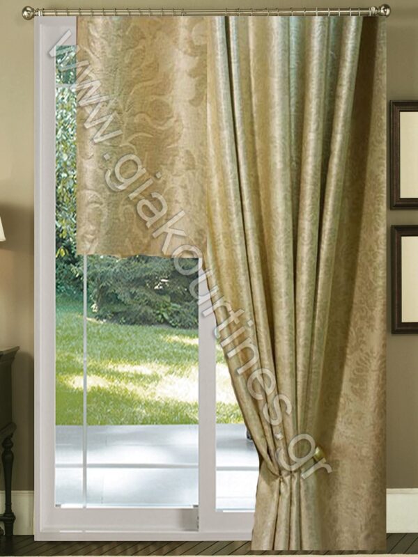 BLACK OUT ΚΟΥΡΤΙΝΑ ΒΕΛΟΥΡ, ΣΥΣΚΟΤΙΣΗΣ ΡΑΜΜΕΝΗ ΜΠΕΖ 2,10M Χ 2,80Μ