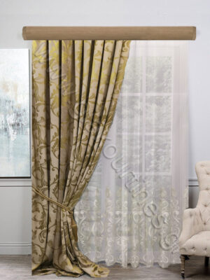 ΚΟΥΡΤΙΝΕΣ ΣΑΛΟΝΙΟΥ, ΡΙΝΤΟ ΧΥΤΟ ΠΟΛΥΤΕΛΕΙΑΣ, ΚΟΥΡΤΙΝΑ ΜΕ ΦΙΣΤΟΝΙ