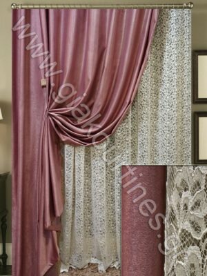 ΡΙΝΤΟ ΒΕΛΟΥΡ 2,50Μ ΦΑΡΔΟΣ, ΚΟΥΡΤΙΝΑ ΔΑΝΤΕΛΑ ΚΙΠΟΥΡ ΠΟΛΥΤΕΛΕΙΑΣ 4Μ ΦΑΡΔΟΣ