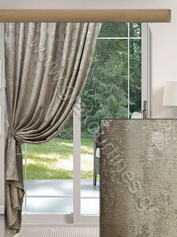 ΚΟΥΡΤΙΝΑ ΡΑΜΜΕΝΗ, ΑΔΙΑΦΑΝΗ, ΓΚΡΕΖ ΕΛΕΦΑΝΤ ΜΕ ΦΛΟΣ ΚΛΩΣΤΗ