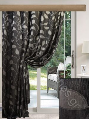 ΚΟΥΡΤΙΝΑ ΕΤΟΙΜΗ ΡΑΜΜΕΝΗ, ΣΚΙΑΣΗΣ, ΓΚΡΙ ΑΝΘΡΑΚΙ