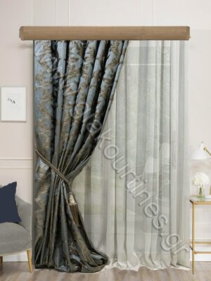 ΚΟΥΡΤΙΝΕΣ ΣΑΛΟΝΙΟΥ,ΡΙΝΤΟ ΓΚΡΙΖΟΜΠΛΕ ΜΕΤΑΛΙΚ, ΚΟΥΡΤΙΝΑ SMOKEY ΠΑΓΟΥ