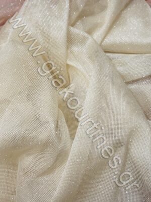 ΥΦΑΣΜΑ ΠΟΛΥΤΕΛΕΙΑΣ ΜΕ ΛΑΜΨΕΙΣ, ΧΡΩΜΑ ΙΒΟΥΑΡ