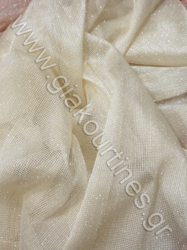 ΥΦΑΣΜΑ ΠΟΛΥΤΕΛΕΙΑΣ ΜΕ ΛΑΜΨΕΙΣ, ΧΡΩΜΑ ΙΒΟΥΑΡ