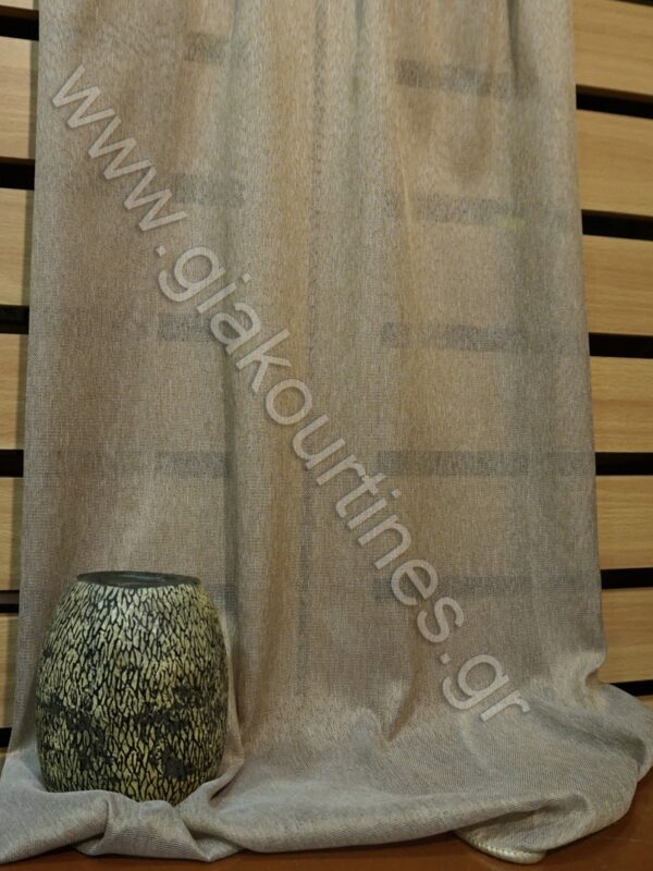 ΜΑΤ ΚΟΥΡΤΙΝΑ ΜΟΝΟΧΡΩΜΗ ΓΚΡΙ ΠΡΟΣ ΓΚΡΕΖ