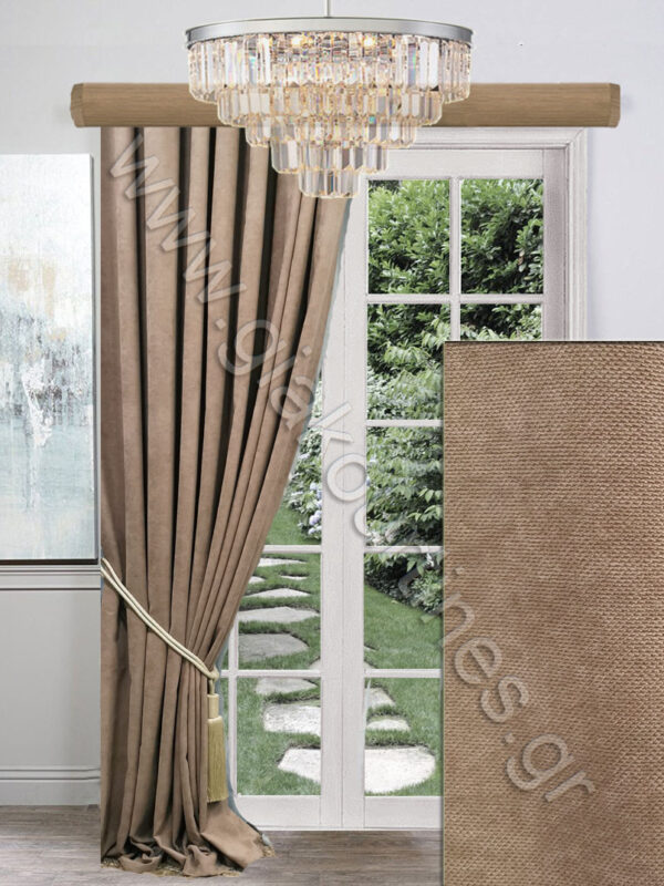 ΚΟΥΡΤΙΝΑ ΕΤΟΙΜΗ ΡΑΜΜΕΝΗ , ΒΕΛΟΥΤΕ ΜΟΚΑ