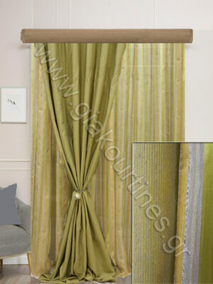 ΣΕΤ ΚΟΥΡΤΙΝΕΣ ΡΑΜΜΕΝΕΣ, ΡΙΝΤΟ ΣΕΝΙΛ+ ΕΣΩΤΕΡΙΚΗ ΚΟΥΡΤΙΝΑ