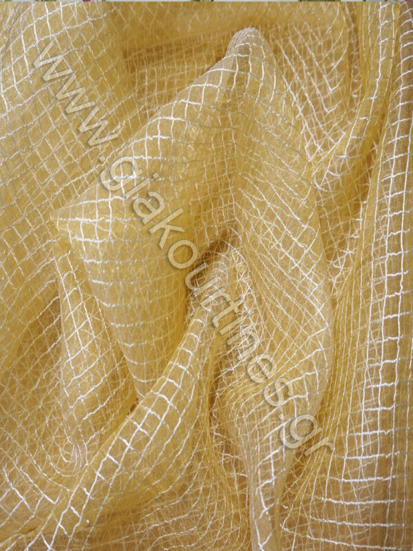 ΥΦΑΣΜΑ ΑΤΣΑΛΑΚΩΤΗ ΟΡΓΑΝΤΖΑ ΔΙΑΦΑΝΗ 5,10Μ ΦΑΡΔΟΣ Χ 2,90Μ ΥΨΟΣ