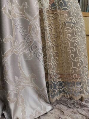 ΚΟΥΡΤΙΝΕΣ ΣΑΛΟΝΙΟΥ ΠΟΛΥΤΕΛΕΙΑΣ, ΡΙΝΤΟ ΖΑΚΑΡ ΓΚΡΙ ΜΠΕΖ, ΚΟΥΡΤΙΝΑ ΟΛΟΚΕΝΤΗΤΗ