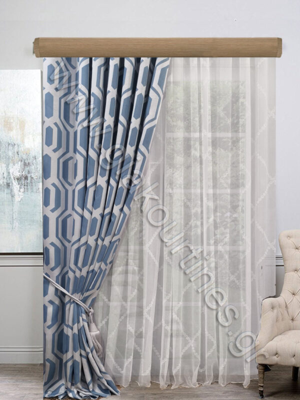 ΚΟΥΡΤΙΝΕΣ ΣΑΛΟΝΙΟΥ, ΡΙΝΤΟ AQUA, ΚΟΥΡΤΙΝΑ ΛΕΥΚΗ