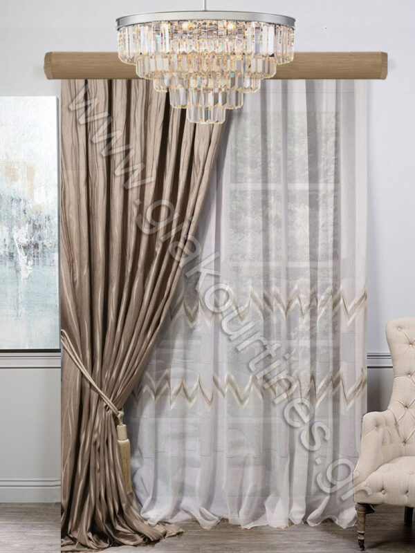 ΚΟΥΡΤΙΝΕΣ ΣΑΛΟΝΙΟΥ,ΡΙΝΤΟ ΜΠΕΖΟΣΟΚΟΛΑ, ΚΟΥΡΤΙΝΑ ΜΕ ΑΖΟΥΡ