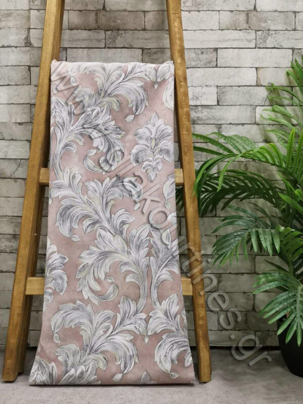 ΥΦΑΣΜΑ ΓΙΑ ΚΟΥΡΤΙΝΑ DUSTY PINK VINTAGE