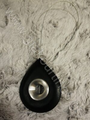 ΜΑΓΝΗΤΗΣ ΜΑΥΡΟΣ ΜΕ ΛΕΠΤΟΜΕΡΕΙΑ ΜΕΤΑΛΛΙΚΗ