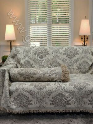 Ριχτάρι σενίλ 3 τμχ , χρώμα γκρι προς γκρεζ