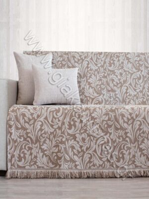 Ριχτάρι Klara, χρώμα μπεζ και υπόλευκο