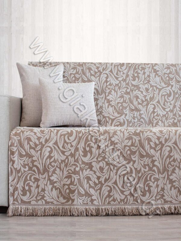 Ριχτάρι Klara, χρώμα μπεζ και υπόλευκο