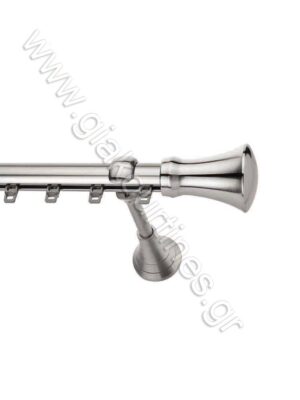 ΚΟΥΡΤΙΝΟΞΥΛΟ ΣΙΔΗΡΟΔΡΟΜΟΣ Φ25 ΝΙΚΕΛ ΜΑΤ-ΧΡΩΜΙΟ