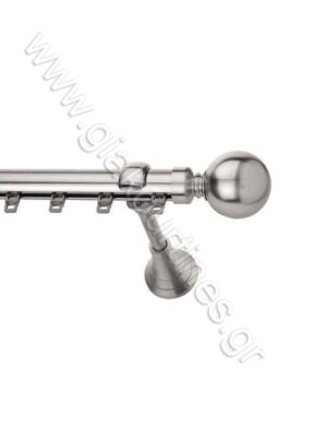 ΚΟΥΡΤΙΝΟΞΥΛΟ ΣΙΔΗΡΟΔΡΟΜΟΣ Φ25 ΝΙΚΕΛ ΜΑΤ-ΧΡΩΜΙΟ