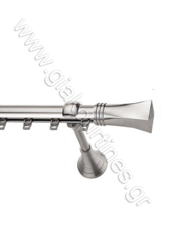 ΚΟΥΡΤΙΝΟΞΥΛΟ ΣΙΔΗΡΟΔΡΟΜΟΣ Φ25 ΝΙΚΕΛ ΜΑΤ-ΧΡΩΜΙΟ