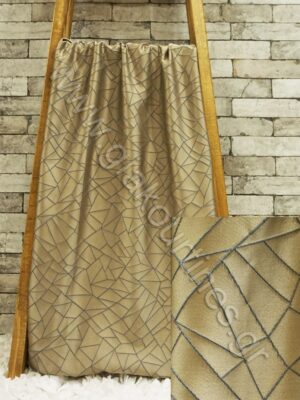 ΥΦΑΣΜΑ ΜΟΝΤΕΡΝΟ ΓΕΩΜΕΤΡΙΚΑ ΣΧΕΔΙΑ , ΧΡΩΜΑ METALLIC SAND