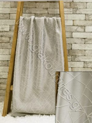 ΥΦΑΣΜΑ ΜΟΝΤΕΡΝΟ ΓΕΩΜΕΤΡΙΚΑ ΣΧΕΔΙΑ , ΧΡΩΜΑ ΑΝΟΙΧΤΟ ΓΚΡΙ