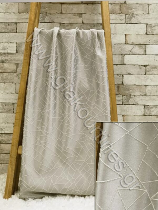 ΥΦΑΣΜΑ ΜΟΝΤΕΡΝΟ ΓΕΩΜΕΤΡΙΚΑ ΣΧΕΔΙΑ , ΧΡΩΜΑ ΑΝΟΙΧΤΟ ΓΚΡΙ