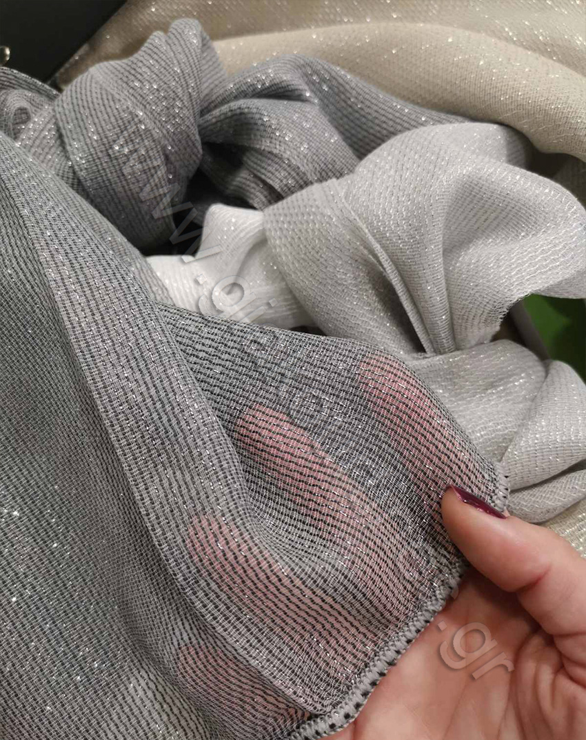 ΚΟΥΡΤΙΝΑ ΜΕ GLITTER ΓΥΑΛΑΔΑ, ΛΕΥΚΟ, ΓΚΡΙ ΑΝΟΙΧΤΟ, ΑΝΘΡΑΚΙ