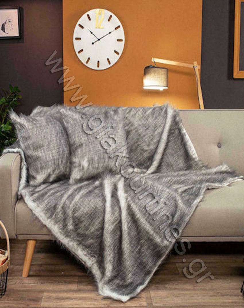 Ριχτάρι γούνινο TEORAN 1,30 x 1,60