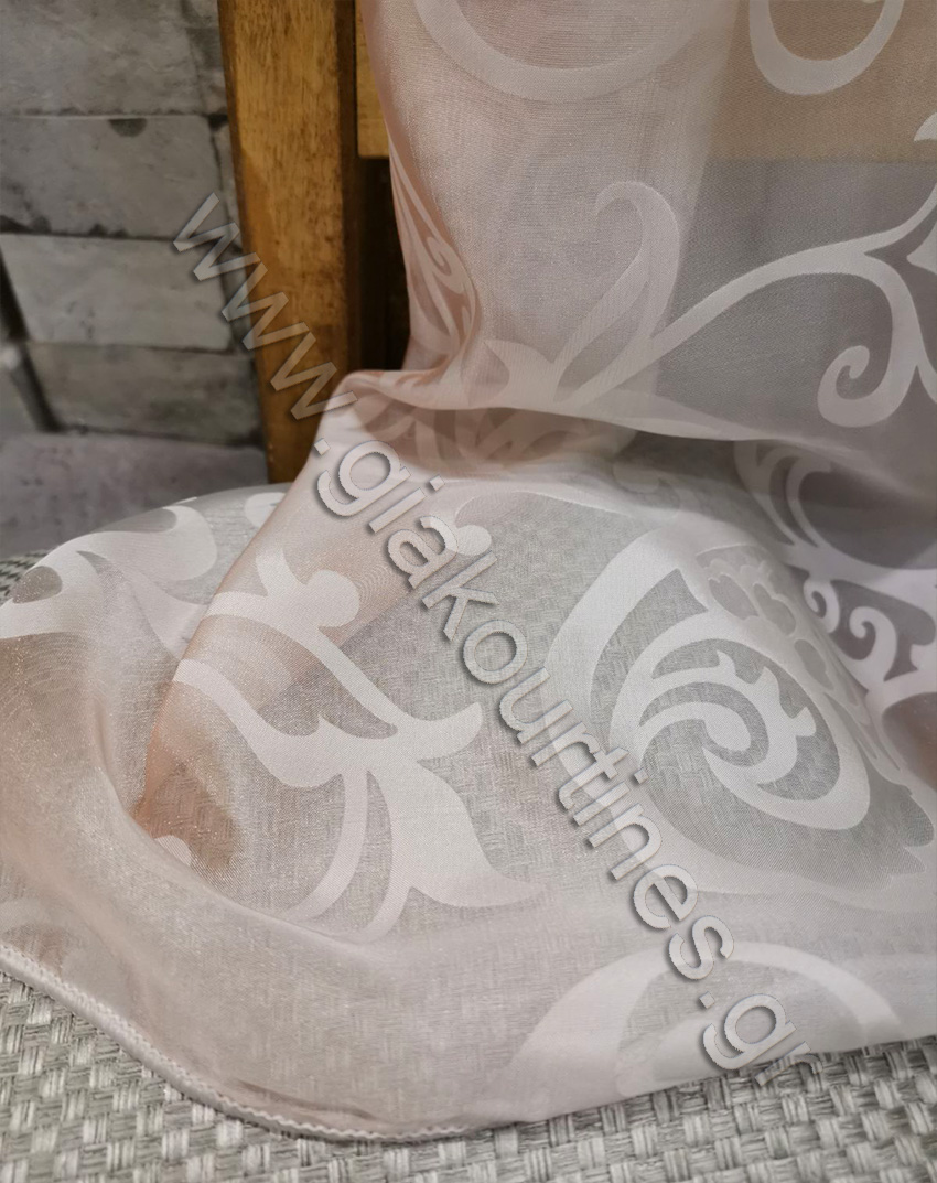 ΚΟΥΡΤΙΝΑ ΜΕ ΤΟ ΜΕΤΡΟ ΝΤΕΒΟΡΕ, ΝΤΕΓΚΡΑΝΤΕ ΣΟΜΟΝ ΥΠΟΛΕΥΚΟ - Image 2