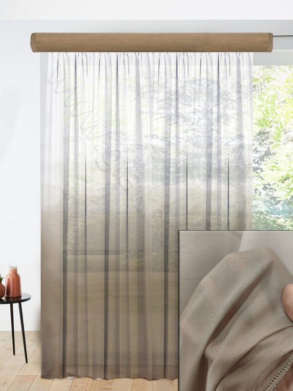 ΚΟΥΡΤΙΝΑ ΕΤΟΙΜΗ, ΚΡΕΠ OMBRE ΓΚΡΕΖ