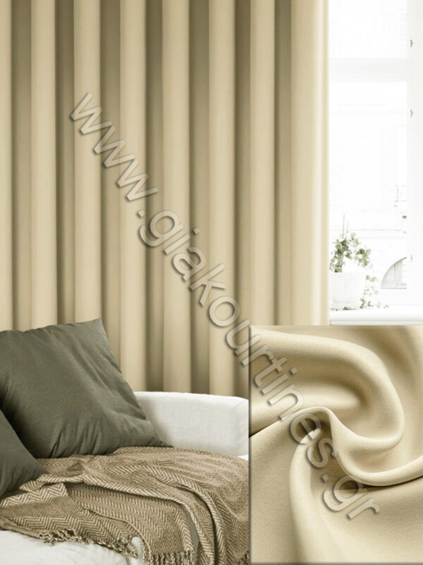 ΚΟΥΡΤΙΝΑ ΣΥΣΚΟΤΙΣΗΣ BLACKOUT ΡΑΜΜΕΝΗ ΕΚΡΟΥ, 1,50Μ Χ 2,75Μ ΥΨΟΣ