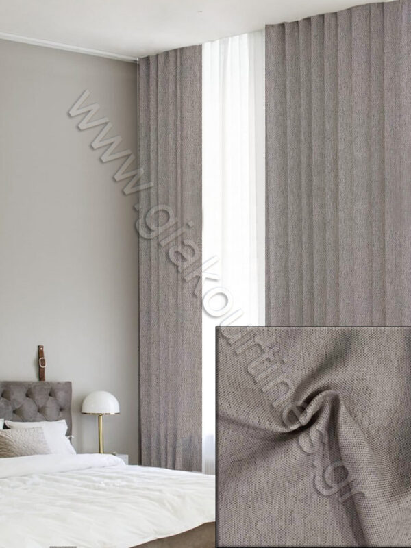 ΚΟΥΡΤΙΝΑ ΡΑΜΜΕΝΗ, ΣΥΣΚΟΤΙΣΗΣ ΓΚΡΕΖ 1,50Μ Χ 2,80Μ